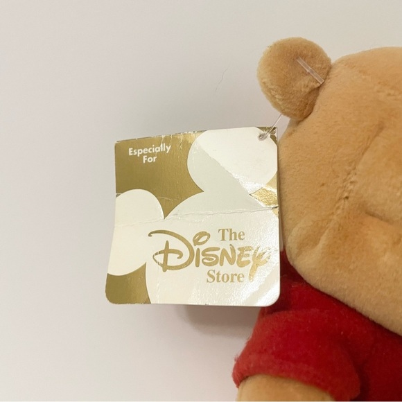 Disney Winnie the Pooh Stuffed Animal Mini Bean Bag Pooh 8” - Picture 4 of 16